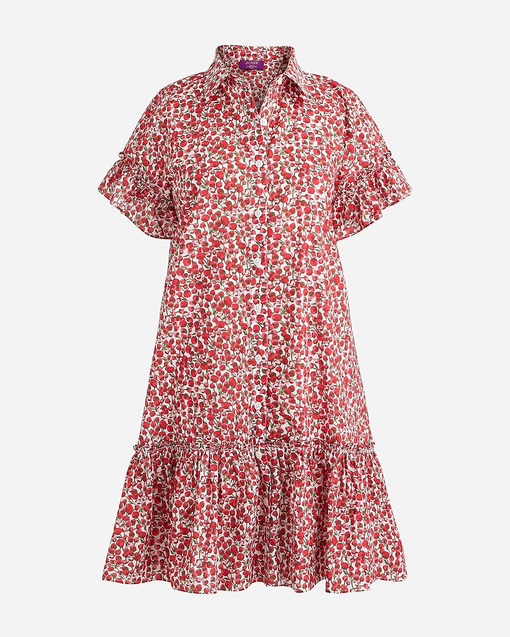 Amelia shirtdress in Liberty® Eliza's Red fabric | J. Crew US