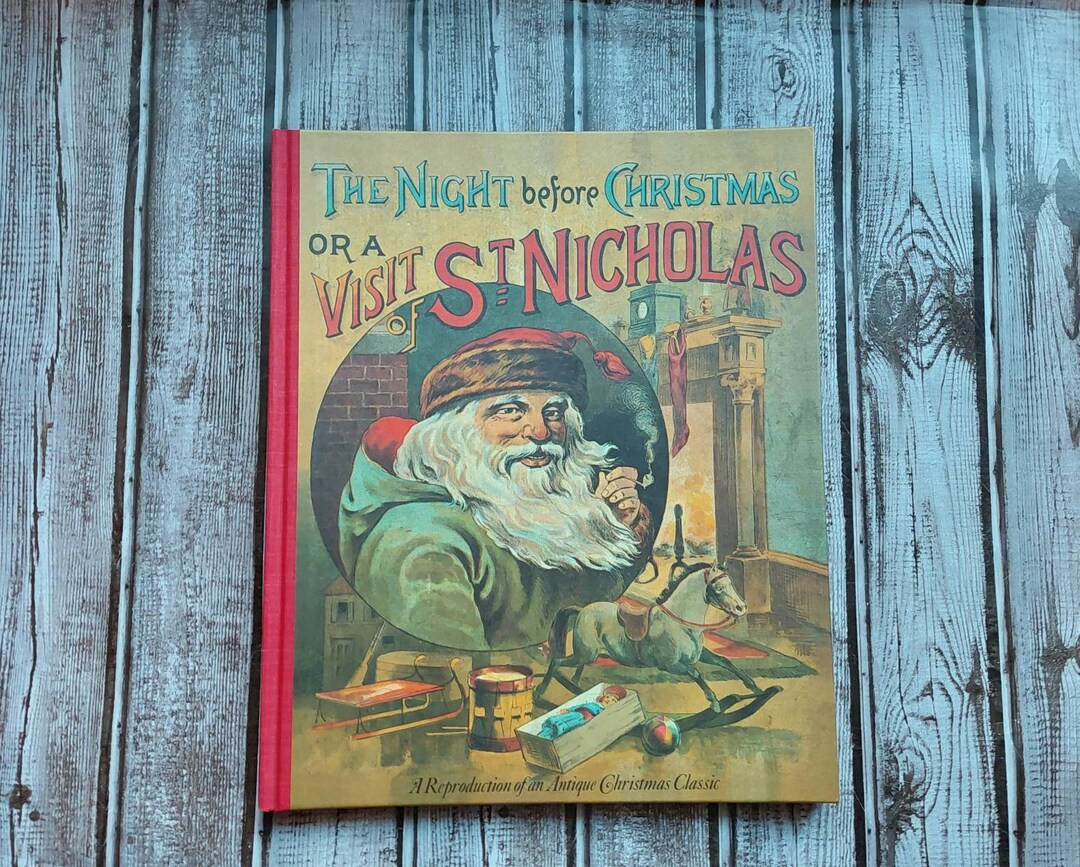 The Night Before Christmas or a Visit of St. Nicholas 1989 Edition Clement Clarke Moore An Antiqu... | Etsy (US)