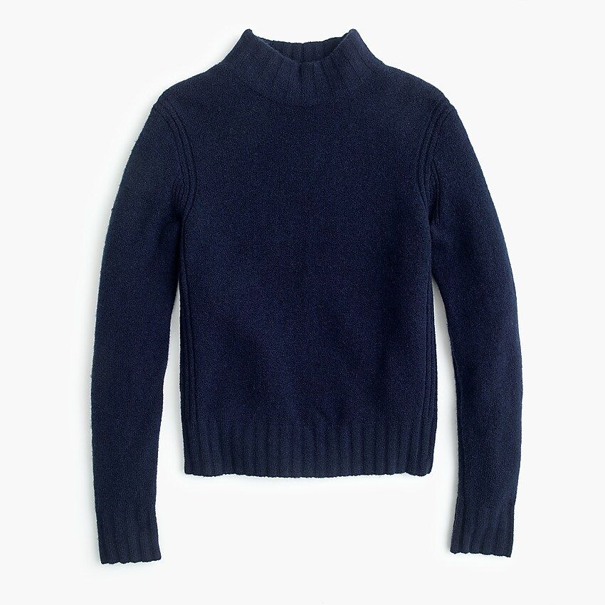 Mockneck sweater in supersoft yarn | J.Crew US
