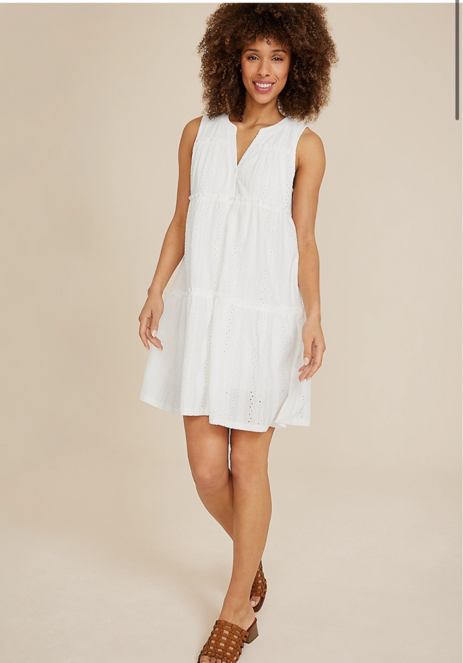 Maurcies white dress 

#LTKfindsunder50 #LTKtravel #LTKSeasonal