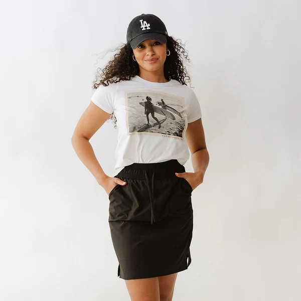 The Away Skirt, Black | Albion Fit