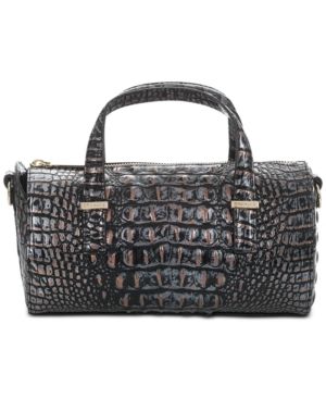 Brahmin Claire Melbourne Embossed Leather Barrel Bag | Macys (US)