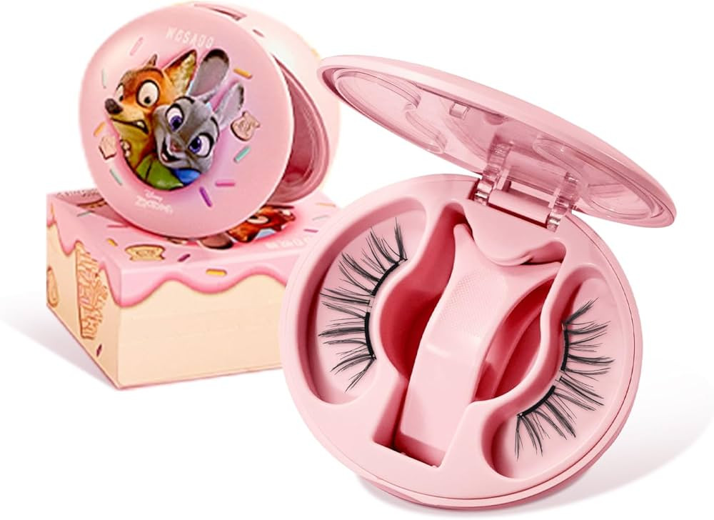 WOSADO×Disney Soft Magnetic Eyelashes Kit with Applicator, Judy Reusable Glue-free Wispy Magneti... | Amazon (US)