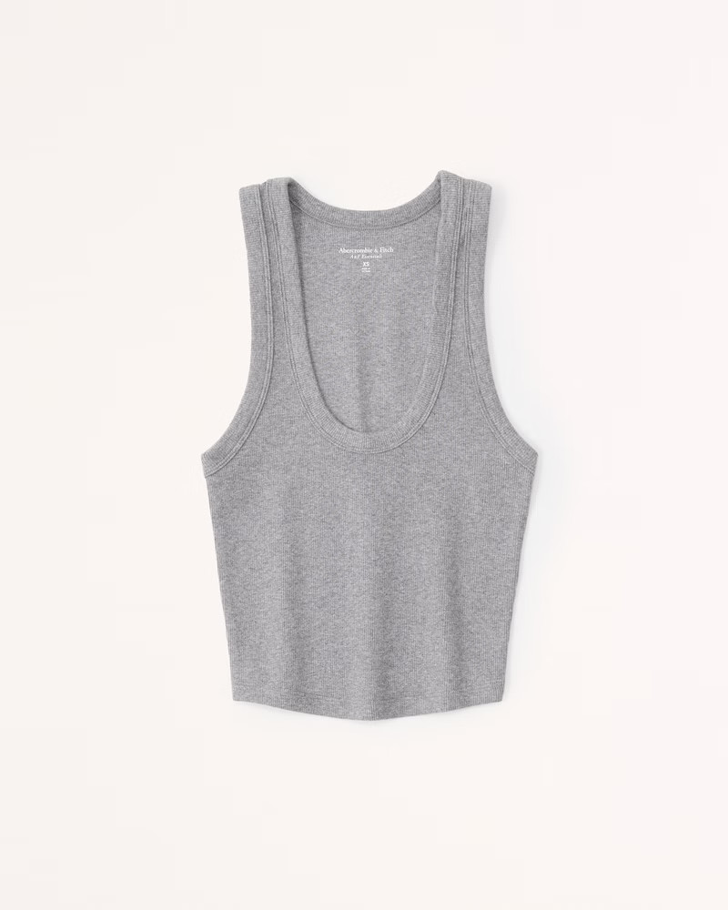Essential Scoopneck Tank | Abercrombie & Fitch (US)