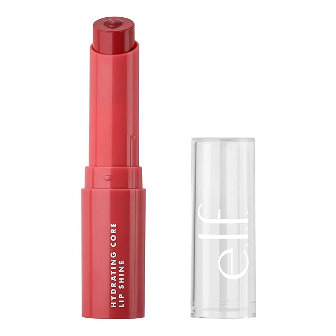 e.l.f. Hydrating Core Lip Shine, Conditioning & Nourishing Lip Balm, Sheer Color Tinted Chapstick... | Amazon (US)