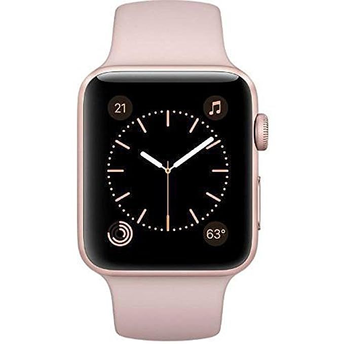 Apple Watch Series 1 Smartwatch 38mm Rose Gold Aluminum Case, Pink Sand Sport Band (Newest Model) (R | Amazon (US)