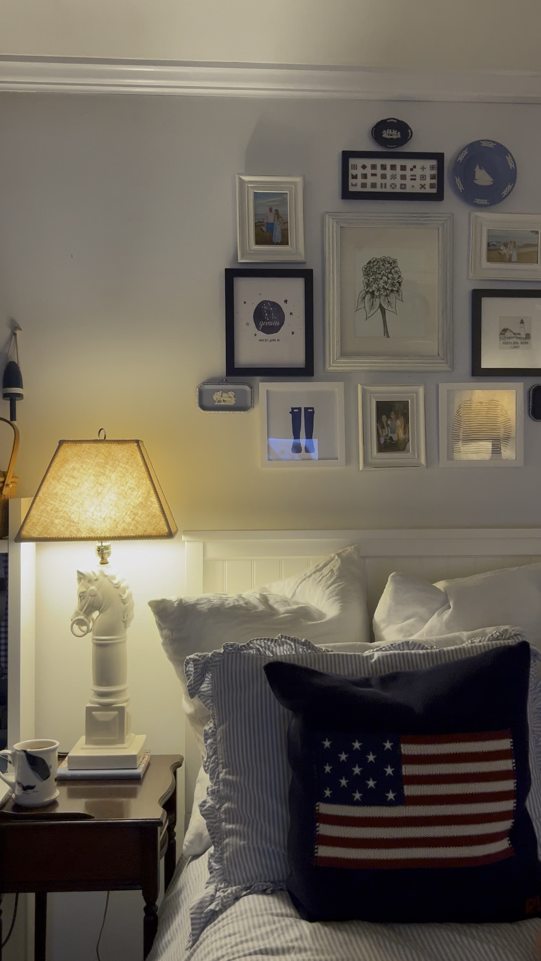 Ralph Lauren, Nancy Meyers, home decor, classic, preppy, horse lamp, equestrian, flag pillow, traditional, pottery barn

#LTKHome