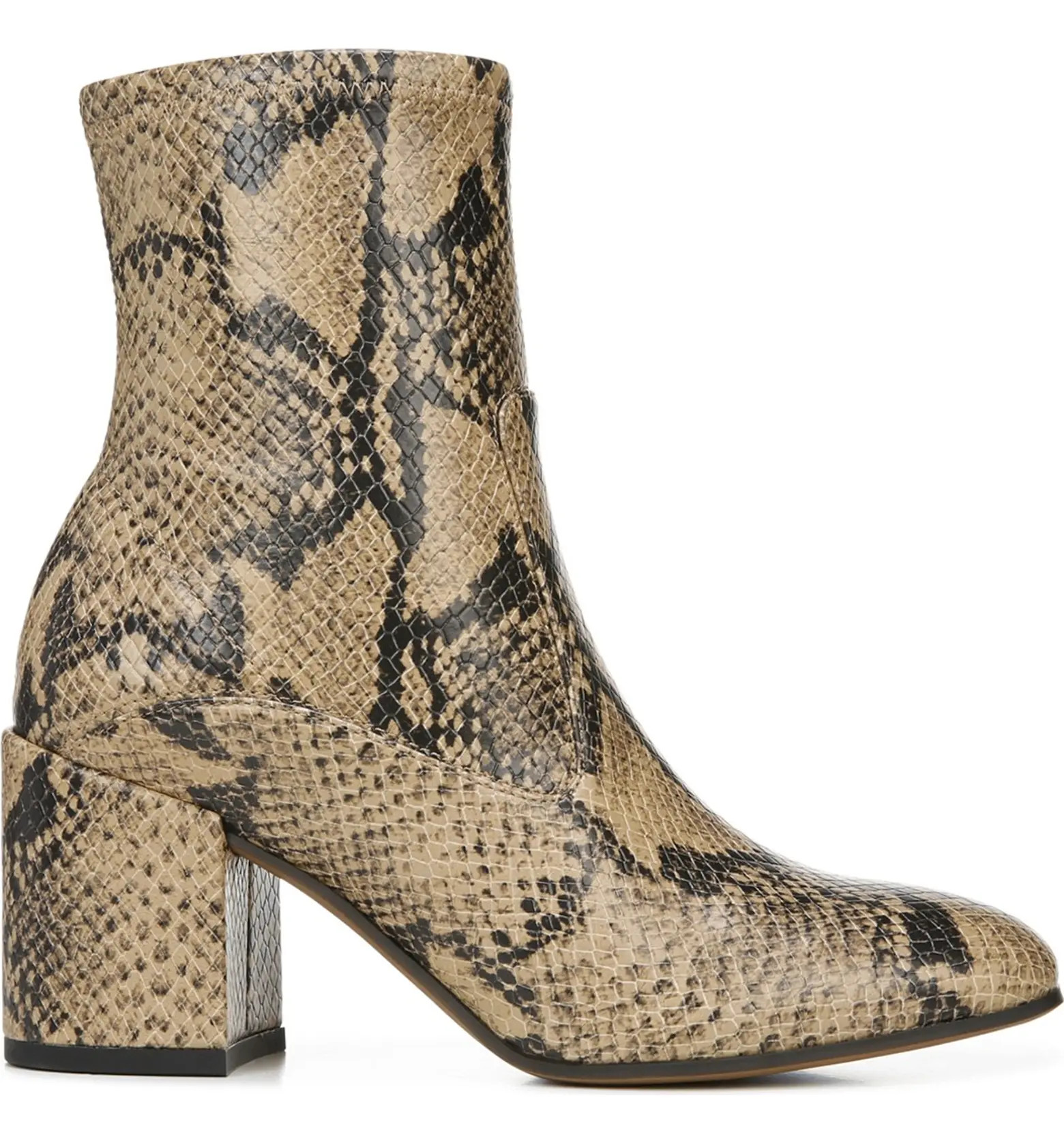 Tala Embossed Snakeskin Bootie | Nordstrom Rack