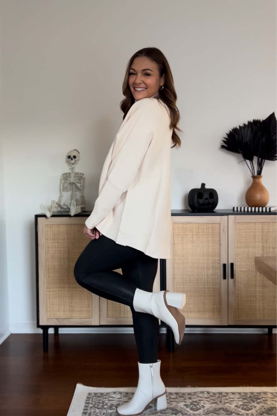 Fall outfit inspo / amazon finds / amazon fashion 
Wearing small in sweater and leggings 

#LTKSeasonal #LTKstyletip #LTKsalealert