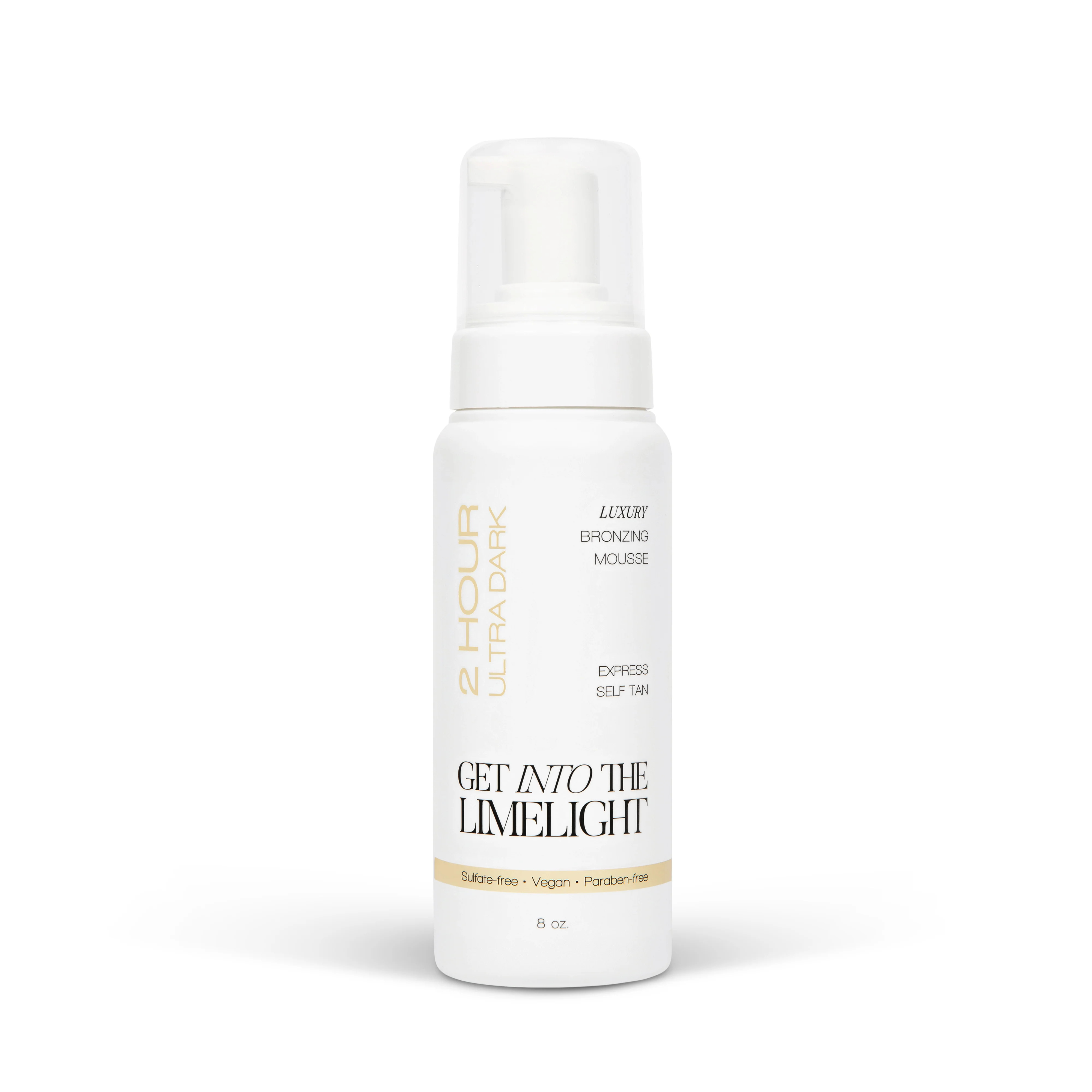 2 Hour Ultra Dark Sunless Tanning Mousse | Get Into The Limelight Ltd.