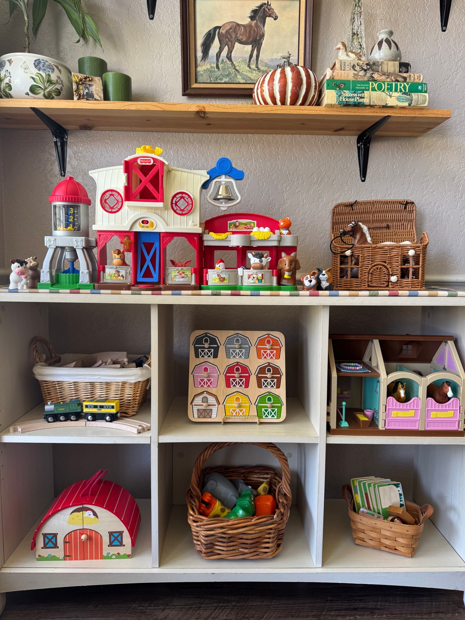 THIS POST IS FOR THE TOYS IN ROTATION THIS WEEK THAT ARE NOT ON AMAZON.
This week’s toy rotation is all about the barnyard 🐮 Featuring some of our favorite open-ended toys, classic pieces, and recent thrift finds that fit the theme perfectly. These are the kinds of toy rotations that remind me why I love doing them 💕
FIND THE OTHER TOYS IN MY AMAZON STOREFRONT 🥰
#toyrotation #toddlertoys #openendedplay #montessoritoys #toystorage #barnyardtheme #momcontent