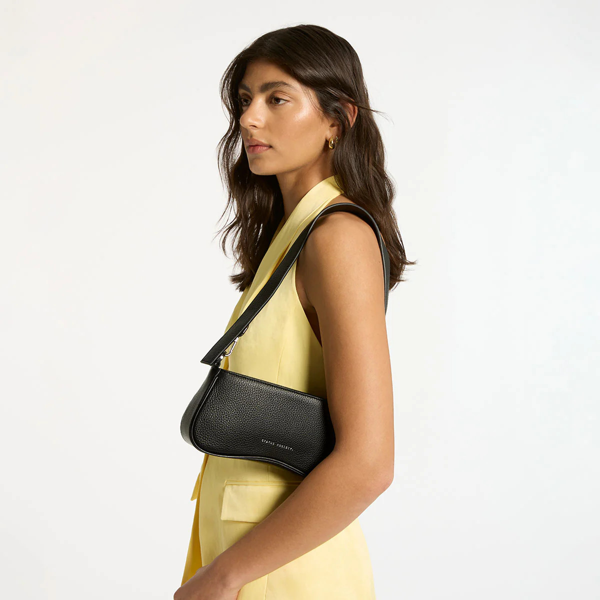 Polaris Women's Black Leather Bag | Status Anxiety® | Status Anxiety 