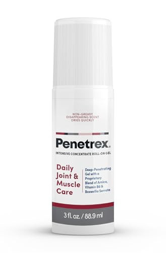 Penetrex Joint & Muscle Therapy Roll On - Soothing Gel for Back, Neck, Hands, Feet - Premium Whole Body Rub with Arnica, Vitamin B6 MSM & Boswellia - 3oz | Amazon (US)