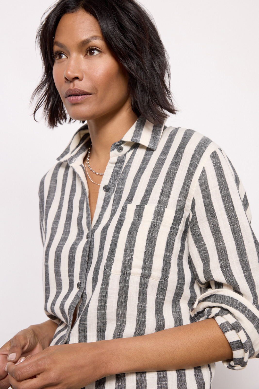 Saturdays Stripe Shirt | Evereve
