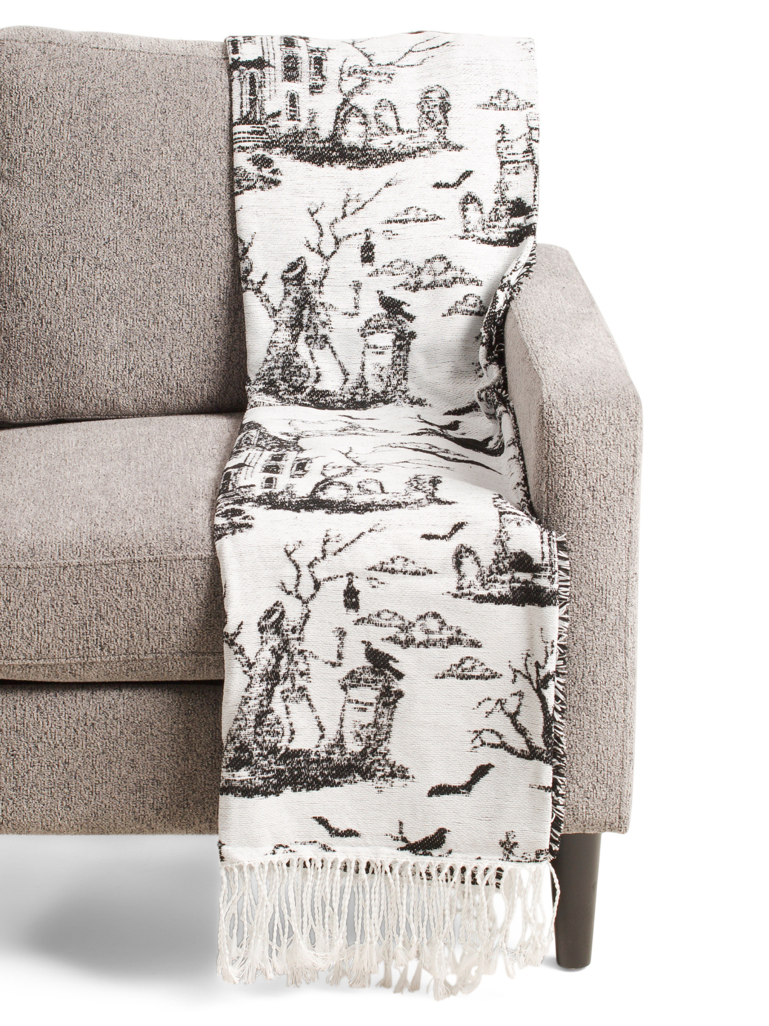 Haunted Toile Woven Throw | Pillows & Decor | Marshalls | Marshalls
