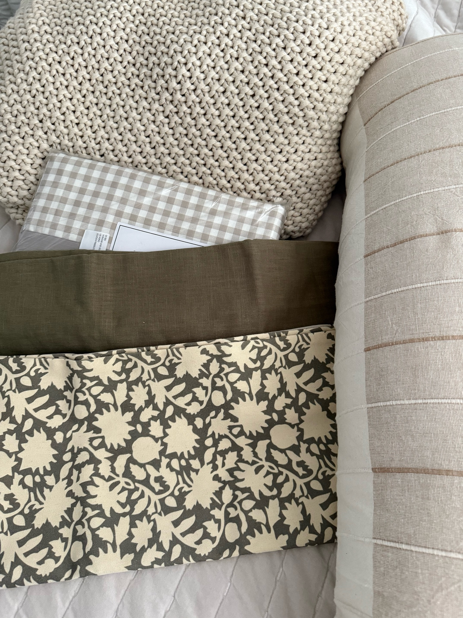 Bedding combination for my bedroom 
Love the olive greens and neutrals 

#LTKSeasonal #LTKStyleTip #LTKHome