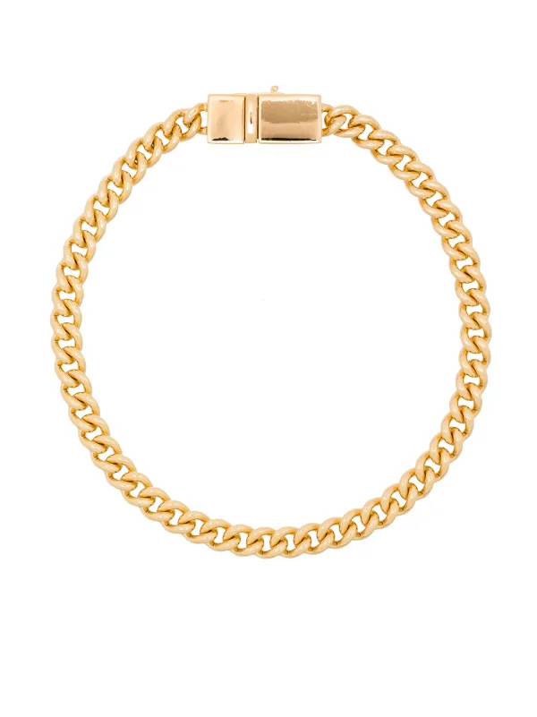 Tom Wood Curb Chain Clasp Bracelet - Farfetch | Farfetch Global