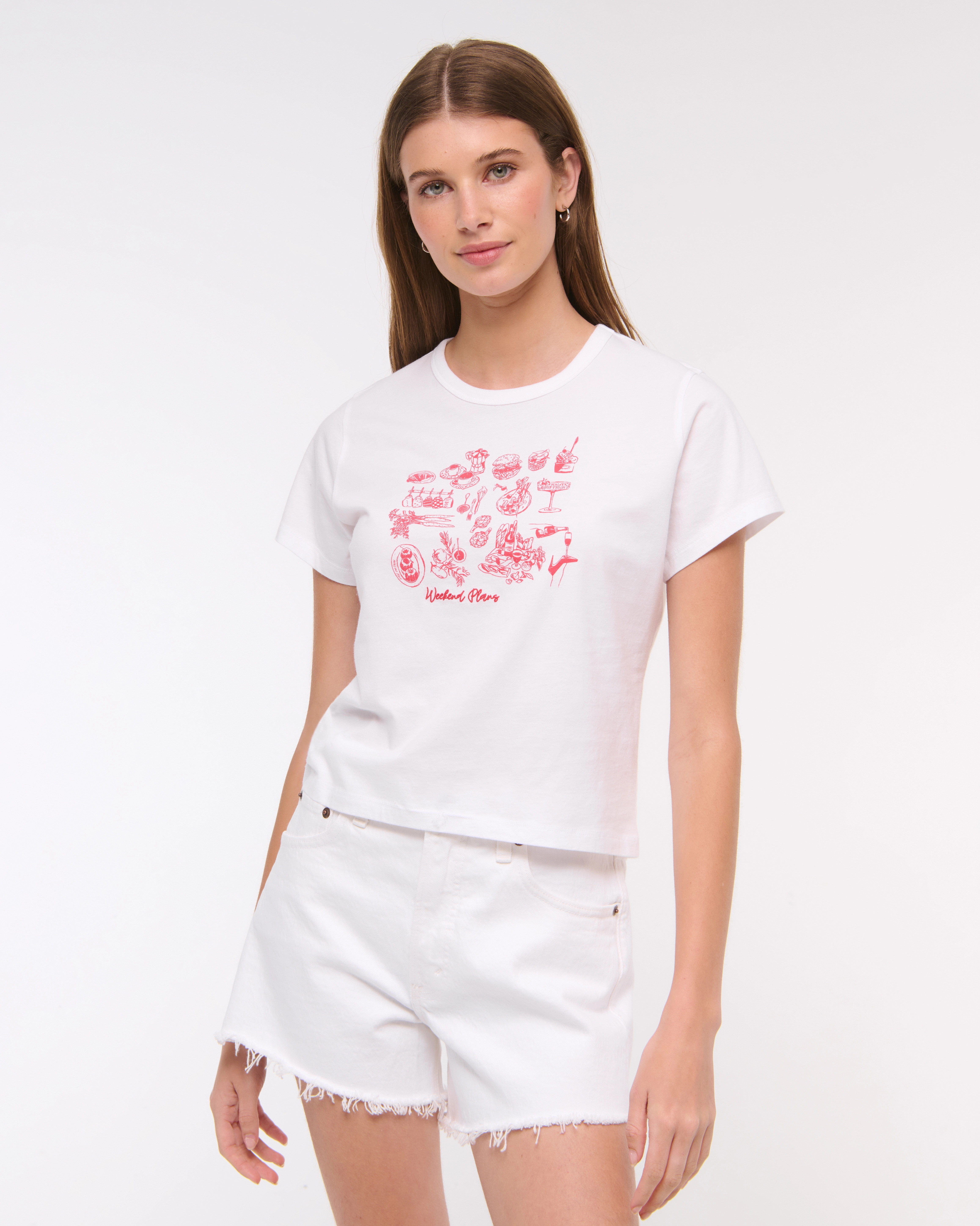High Rise 90s Cutoff Short | Abercrombie & Fitch (US)