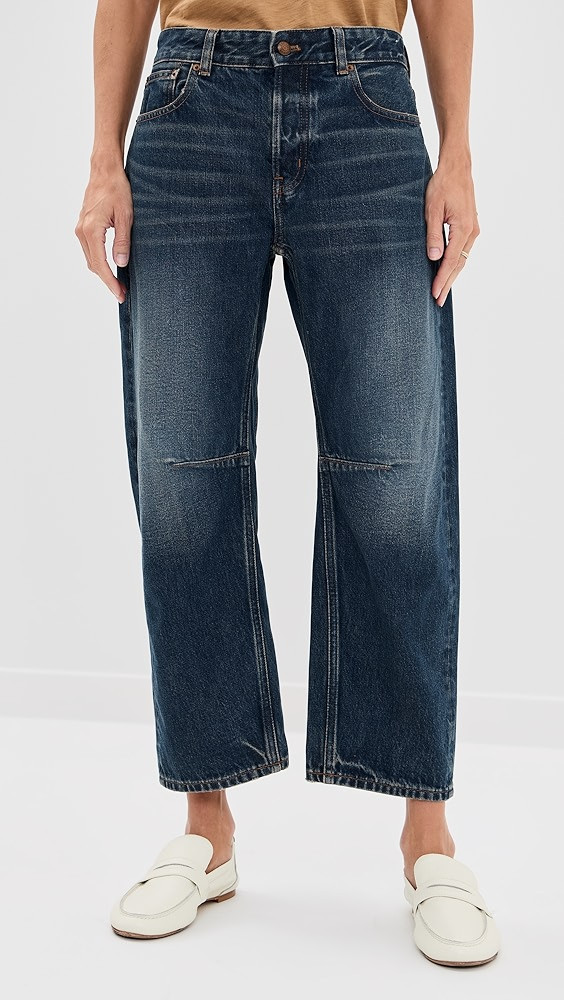 Petite Darted Barrel Leg Jeans | Shopbop