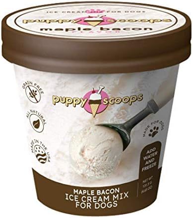 Dog Ice Cream Mix - Just Add Water and Freeze at Home, Powder Mix with Ice Cream Cup and Reusable Li | Amazon (US)