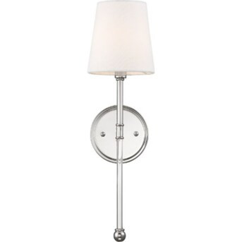SATCO NUVO Nuvo 5.5-in W 1-Light Polished Nickel Modern/Contemporary Wall Sconce | Lowe's
