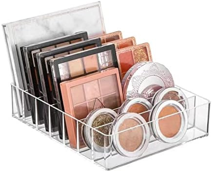 WECHENG Eyeshadow Palette Makeup Organizer, BPA Free 7 Section Divided Vanity Organize Holder for... | Amazon (US)
