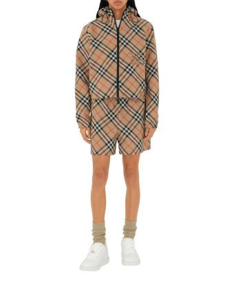 Cropped Reversible Check Jacket | Bloomingdale's (US)
