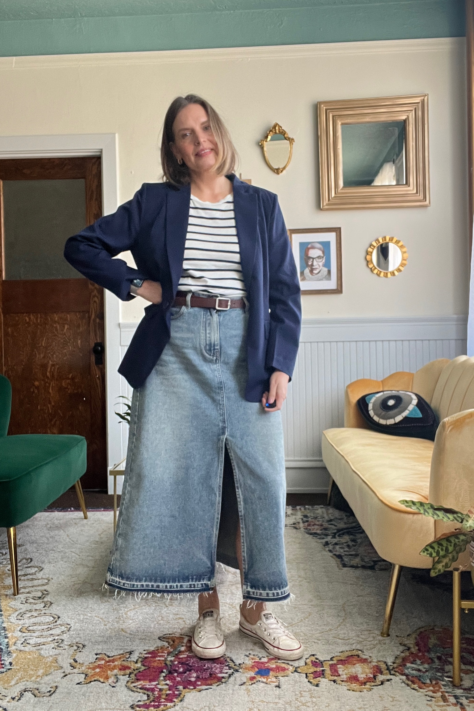 Styling my favorite skirt

#LTKover40 #LTKSeasonal #LTKmidsize