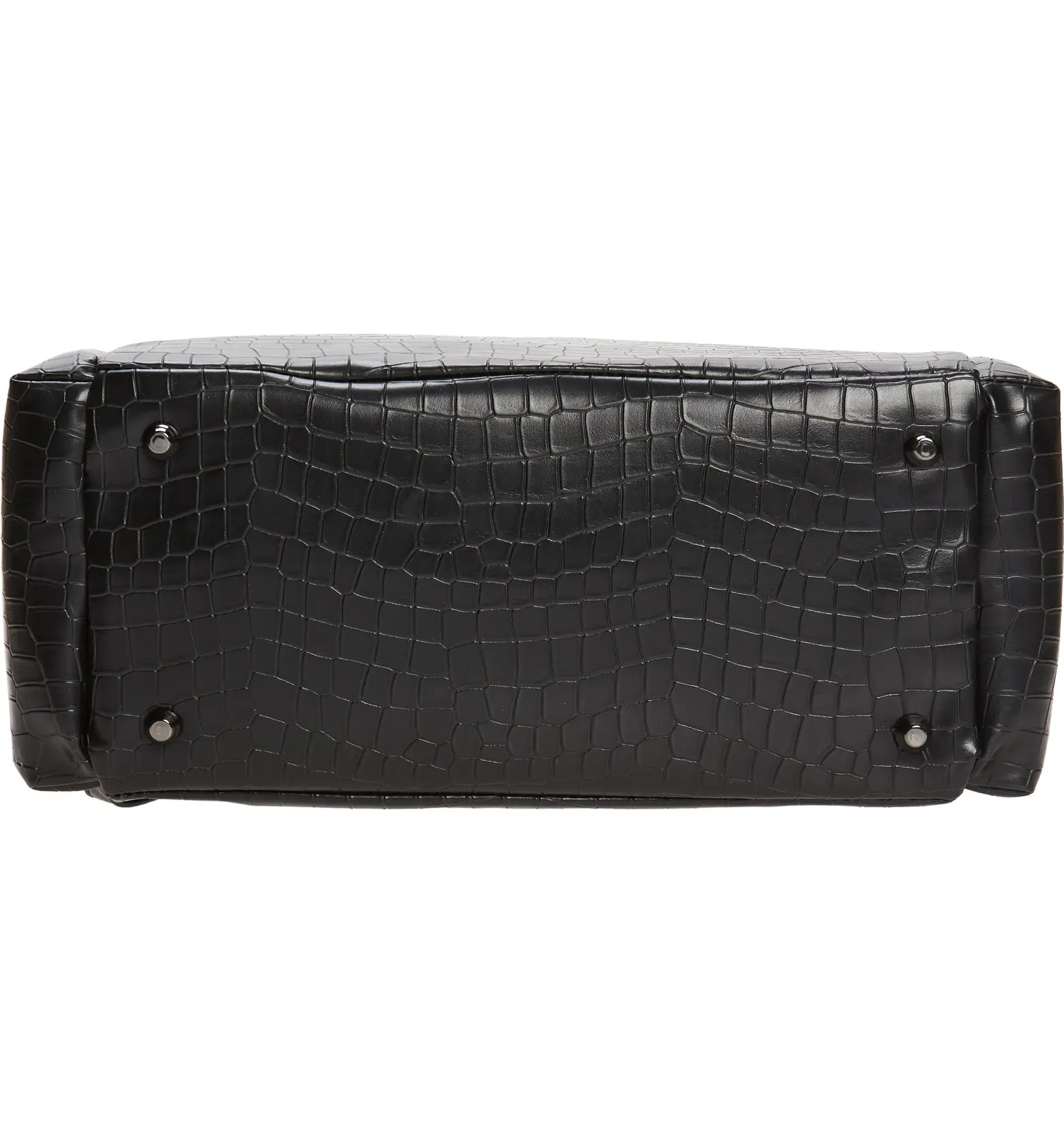 Freshly Picked Minimal Croc Embossed Faux Leather Diaper Backpack | Nordstrom | Nordstrom