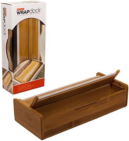 WRAPdock | 13.75" x 6" x 3.3" | Dual storage kitchen solution helping you use your aluminum foil,... | Amazon (US)