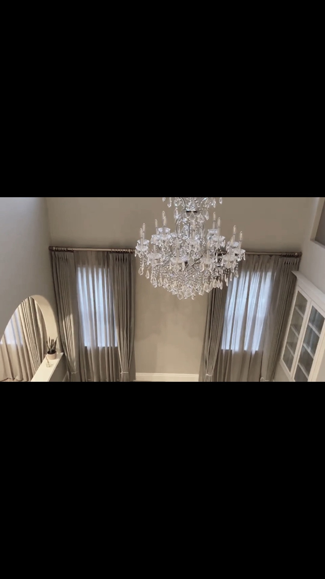 Project In Progress ✨

A glimpse behind the scenes. Floor-to-ceiling drapery is being trained and shaped for those perfectly tailored folds. Paired with airy sheers, sleek curtain rods, and a statement crystal chandelier, this grand foyer is already coming to life.

The finishing details always make the biggest impact.

#ProjectInProgress #CustomDrapery #WindowTreatments #SheerCurtains #CurtainRod #GrandFoyer #EntrywayDesign #Chandelier #ModernClassic #InteriorDesign #LuxuryInteriors #HomeRenovation #DesignerLife #BehindTheScenes #KHKDesigns

#LTKdayinmylife #LTKSaleAlert #LTKHome