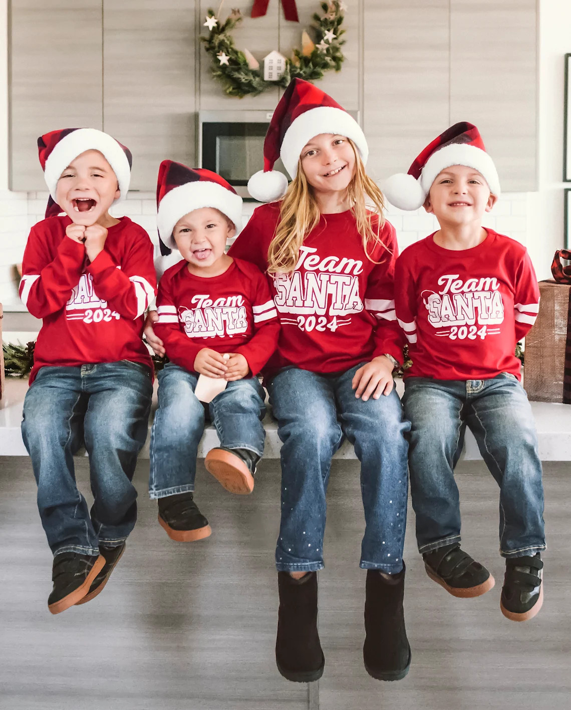 Matching Family Graphic Tees - Santa Face Collection | The Children's Place