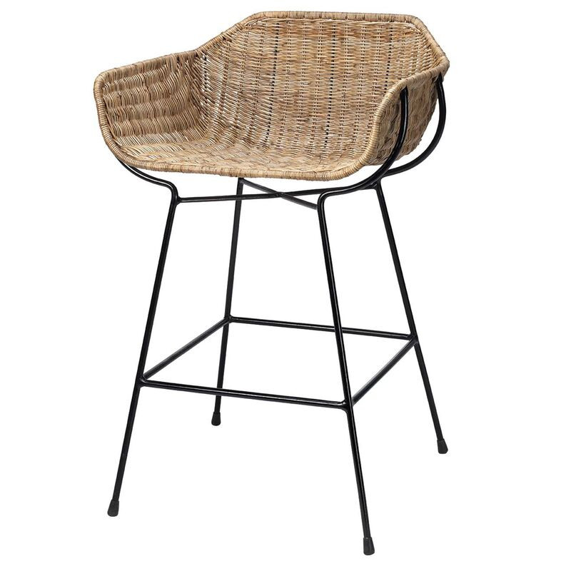 Nusa Counter Stool, Natural | One Kings Lane