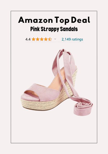Barbie pink / strappy sandals/ Amazon find 

#LTKSeasonal #LTKstyletip #LTKsalealert