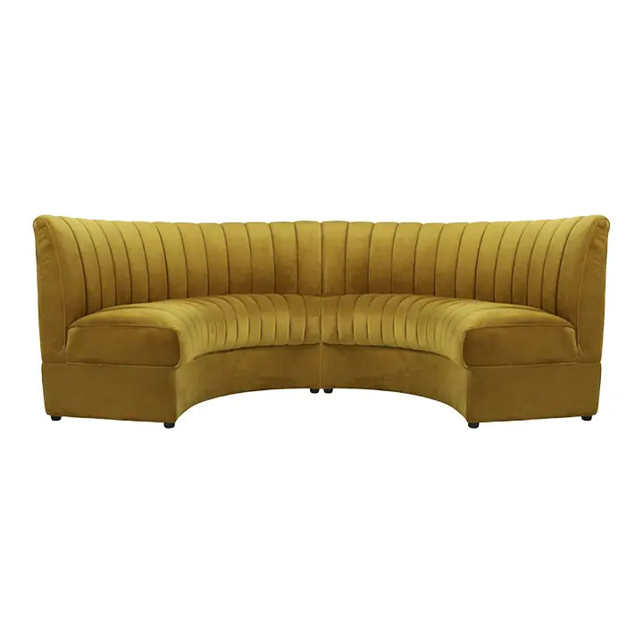 Matthew Izzo Conrad Demilune Sofa - 2 Pieces | Chairish