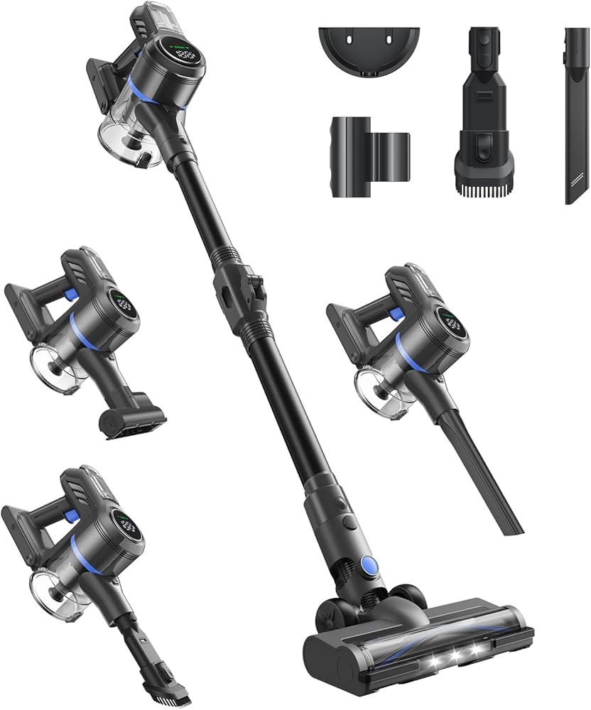 DREAME J30-W Cordless Vacuum Cleaner with MultiFLEX Bendable Wand, 450W Powerful Suction, 65-Min ... | Amazon (US)