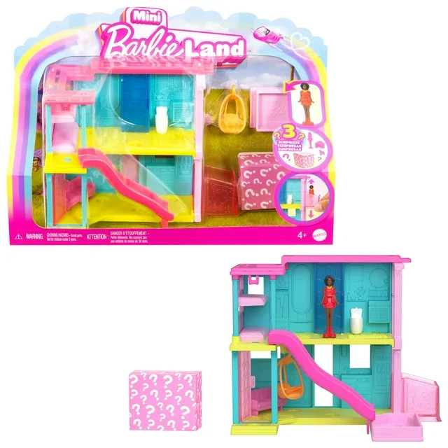 Barbie Mini BarbieLand Doll House Sets, Mini Dreamhouse (Styles May Vary), Multicolor | Walmart (US)
