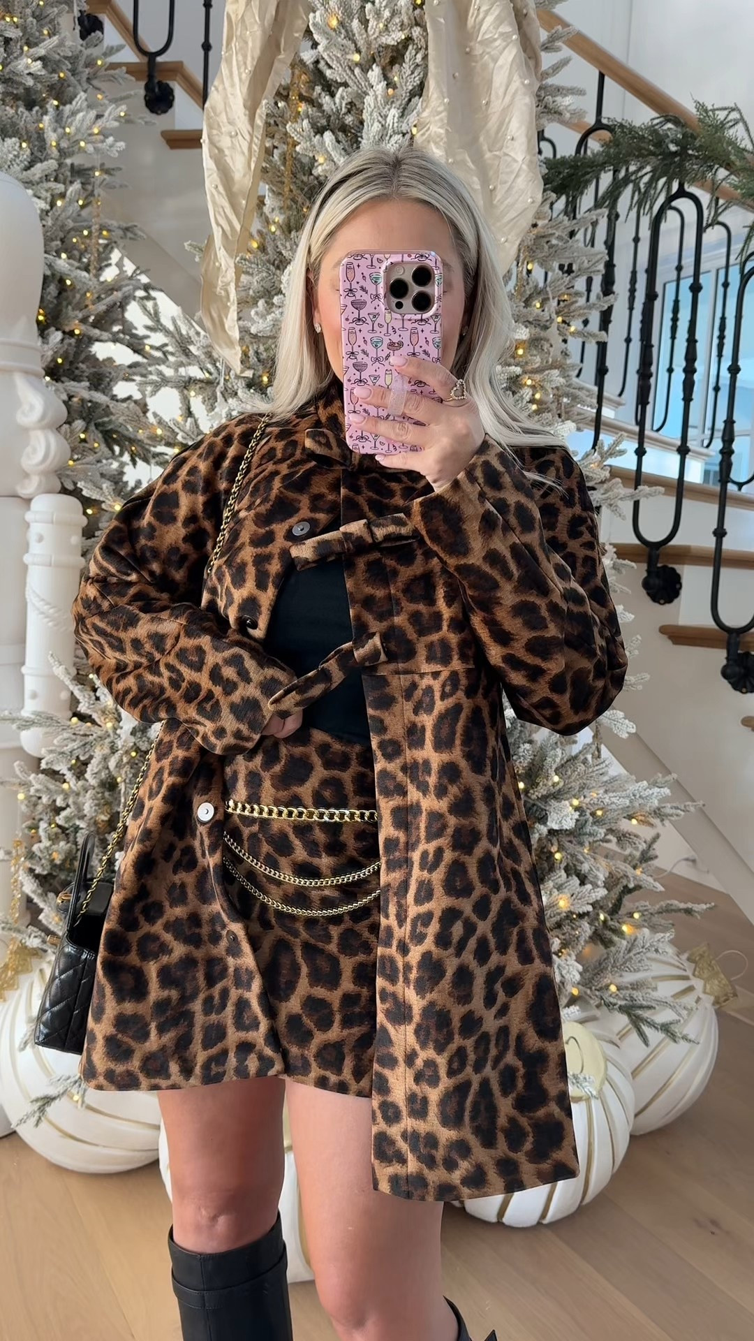 Obsessed with this leopard look! So gossip girl! Size small coat, size 4 skirt! 

#LTKHoliday #LTKFindsUnder100 #LTKWorkwear