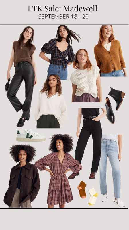LTK Sale // Madewell!! Obsessed with their fall sweater and jean options! Get exclusive deals on these pieces in the LTK app during their fall sale! 

#LTKsalealert #LTKSale #LTKSeasonal