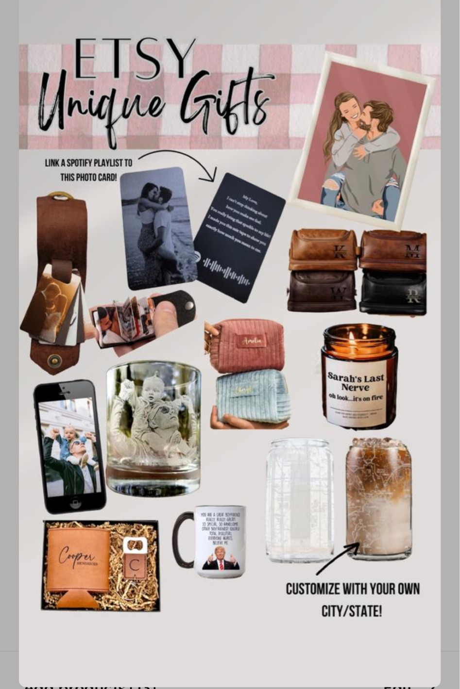 Some of the cutest ideas for personalized gifts on Etsy to switch up your Valentine’s Day! 

#PersonalizedGifts#UniqueGifts#GiftGuide#SentimentalGifts#GiftsForCouples#GiftsForMom#HandmadeGifts#EtsyFinds#HolidayGiftGuide #CouplesGiftIdeas#ValentinesDayGifts#Valentine#ValentinesDayIdeas

#LTKGiftGuide #LTKMostLoved #LTKmens