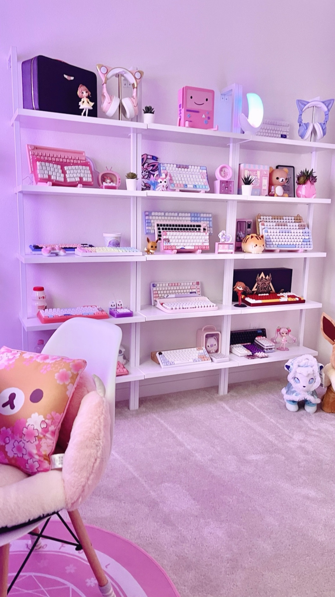 Gaming room transformation! 🎮💕 From start to finish in our last house~ 🥹 I love seeing how it started vs the final result!

Linked many of the items featured + alternatives for anything that is no longer available! ✨

💜🌸💜🌸💜🌸💜

gaming room, gaming setup, keyboard room, mechanical keyboard collection, PC gaming setup, room transformation, before vs after, room decor ideas, office ideas, office space, office room, room tour, shelf decor ideas, RGB lighting, Govee, Nanoleaf, cozy gaming room, cat tree, modern office, office furniture, IKEA pegboard

#LTKSaleAlert #LTKstorytime #LTKHome