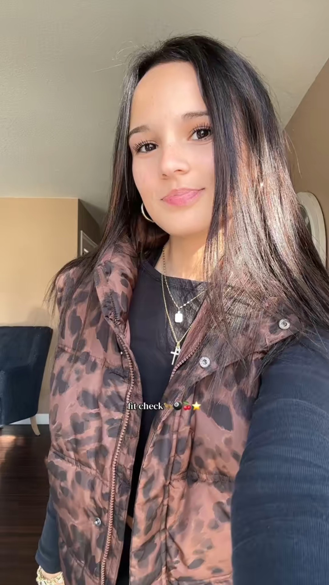 Cute and comfy winter fit! Love this vest! 