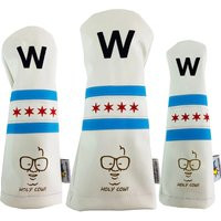 Chicago Cubs Fly The ""W"" Leather Golf Headcover Set By Sunfish - Driver Fairway Hybrid | Etsy (US)