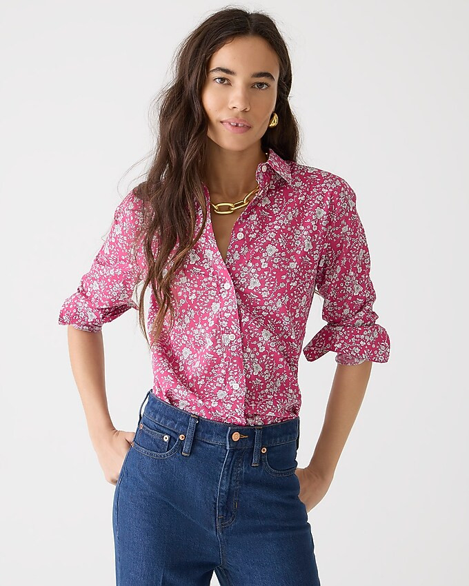 Slim-fit shirt in Liberty® Summer Blooms fabric | J. Crew US