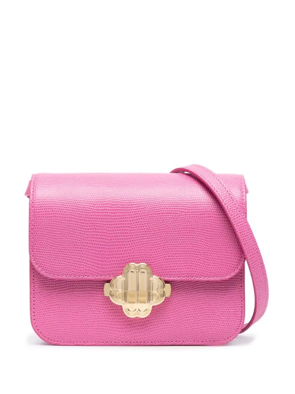 Maje Embossed Leather cross-body Bag - Farfetch | Farfetch Global