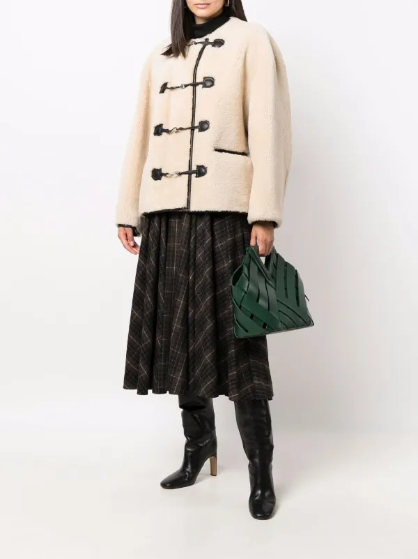 TOTEME Teddy Shearling Jacket - Farfetch | Farfetch Global