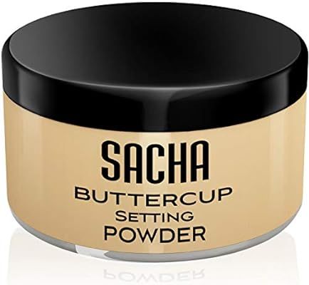 Sacha Buttercup Setting Powder. No Ashy Flashback. Blurs Fine Lines and Pores. Loose, Translucent... | Amazon (US)