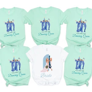 The Bride Dynamos Shirt, Bachelorette Party Shirts, Dynamos Themed Party Shirts, Bridal Party Shi... | Etsy (US)