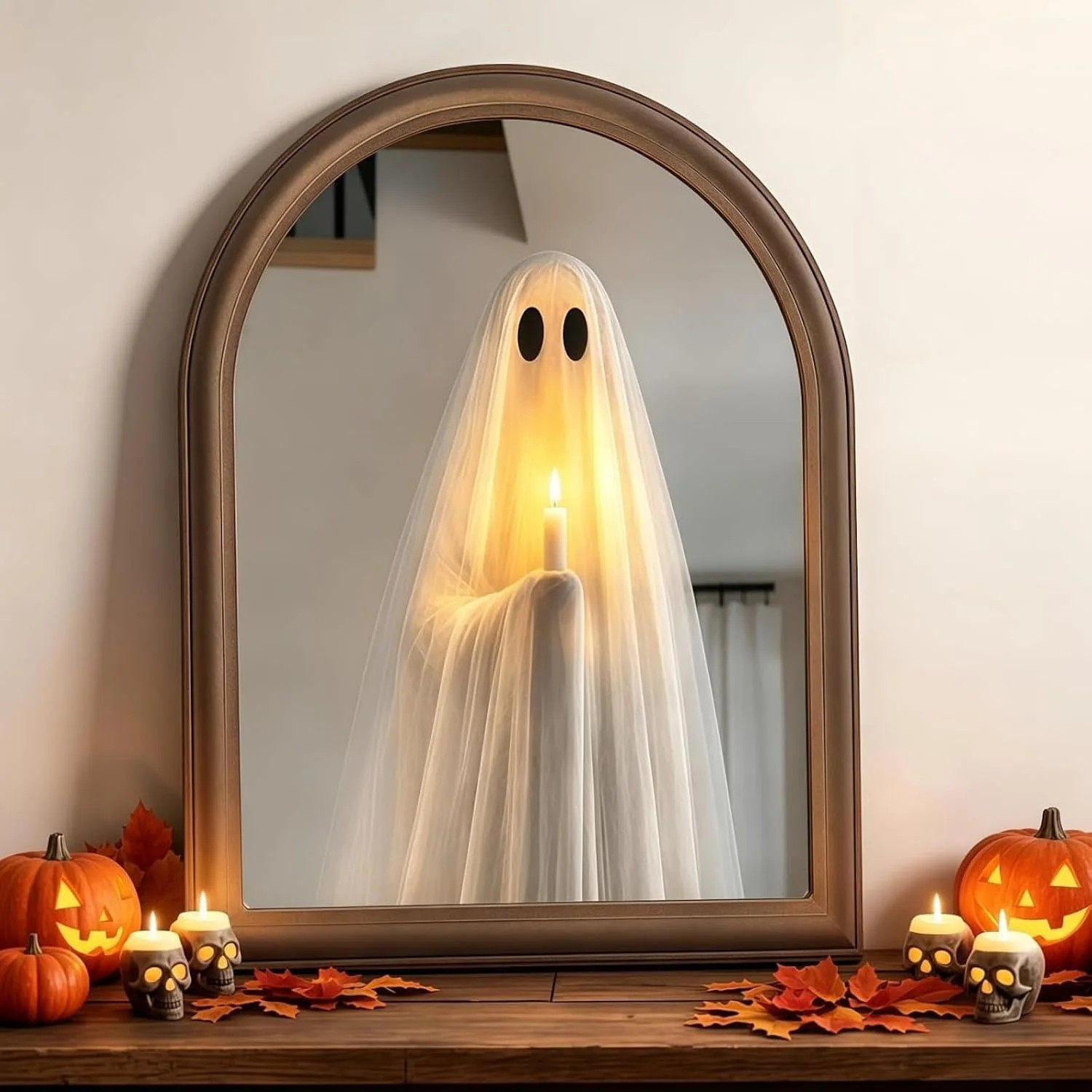 Clearance Martha Stewart Ghost Mirror,Light Up Ghost Mirror,Spooky Halloween Decorations Indoor f... | Walmart (US)