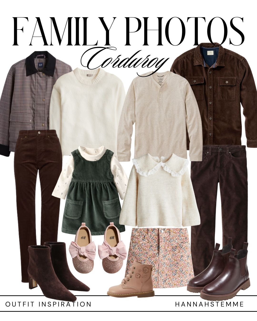 🤎 Corduroy Family Photo Outfit Inspiration 🤎
Warm textures, earthy tones, and a touch of vintage charm — this corduroy-inspired family look is the perfect cozy-meets-classic combo for fall family photos. 🍂

👨‍👩‍👧‍👦 Outfit inspo:
Dad – brown corduroy shirt + chinos + chelsea boots
Mom – ivory sweater + floral skirt + suede booties
Kids – corduroy jumper + soft knits + blush accents

✨ Fall family photo outfits | Corduroy style | Cozy family photo ideas | Classic fall outfit inspo

#FamilyPhotoOutfits #CorduroyStyle #FallFamilyPhotos #CozyChic #NeutralStyle #FamilyOutfitIdeas #ClassicFamilyStyle #FallFashionInspo #FamilyPhotoIdeas #MomStyle 